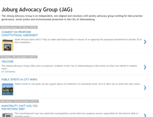 Tablet Screenshot of joburgadvocacy.org